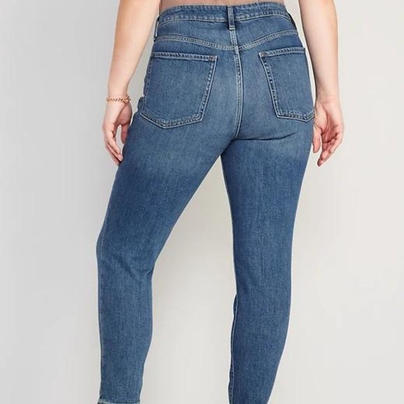 Old Navy High-Waisted OG Straight Ankle Jeans for Women - Picture 7 of 7